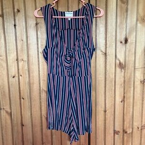 Privacy Please Striped Romper